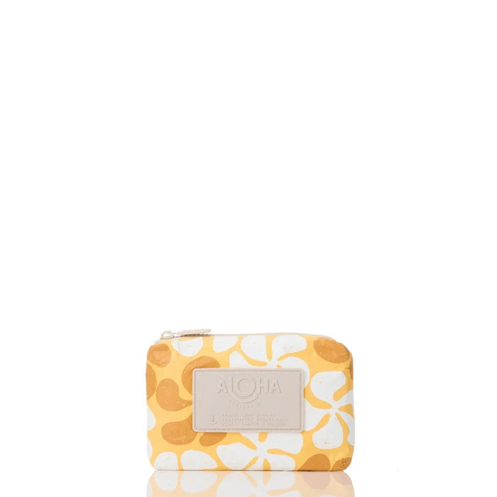 Aloha : Funky Plumeria Mini Pouch