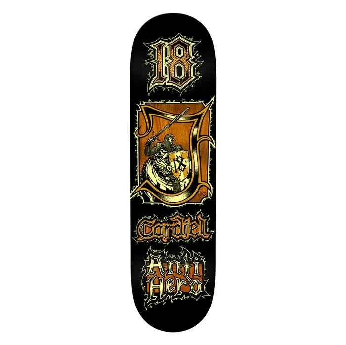 Anti Hero John Cardiel Medieval 8.62 Skateboard Deck