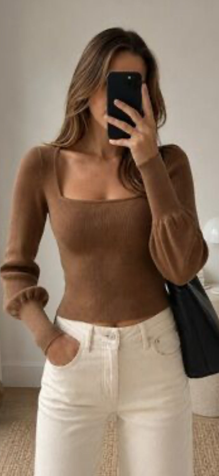 Aritzia Babaton Gideon Sculpt Knit Longsleeve (XS)