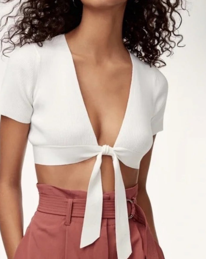 Aritzia Wilfred Elouan Knit Top (L)