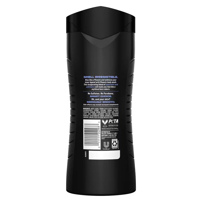 Axe Body Wash Phoenix Crushed Mint & Rosemary Scent - 16 fl oz- 4 Pack
