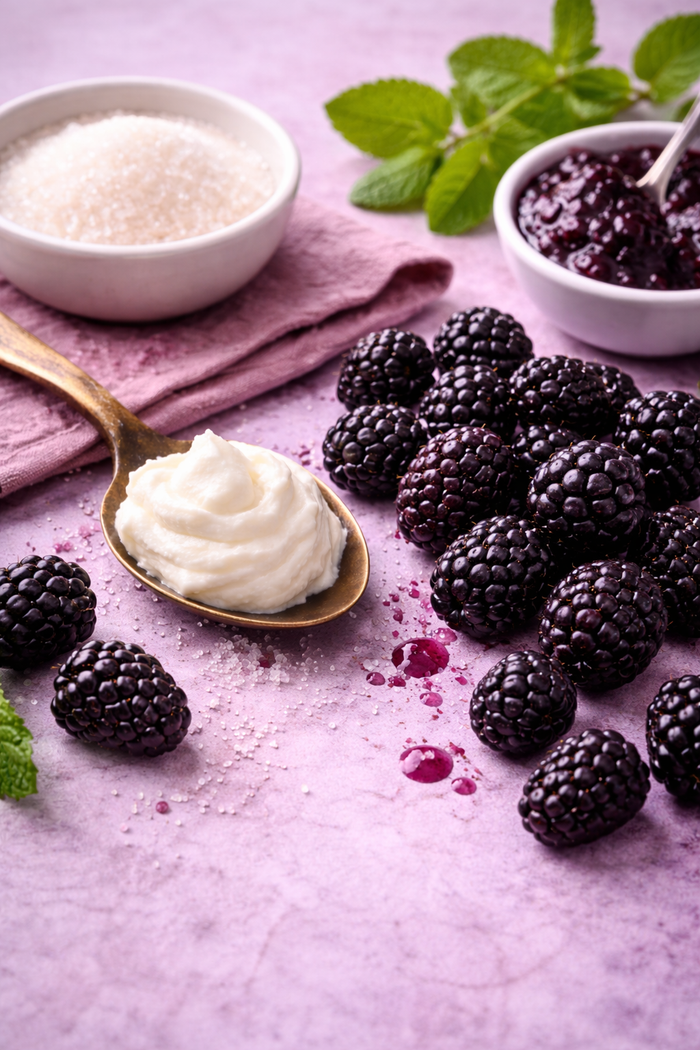 Blackberry Soufflé