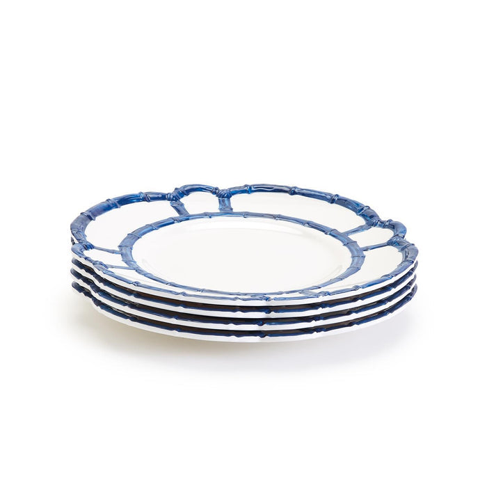 Blue Bamboo Touch Dinner Plate Set