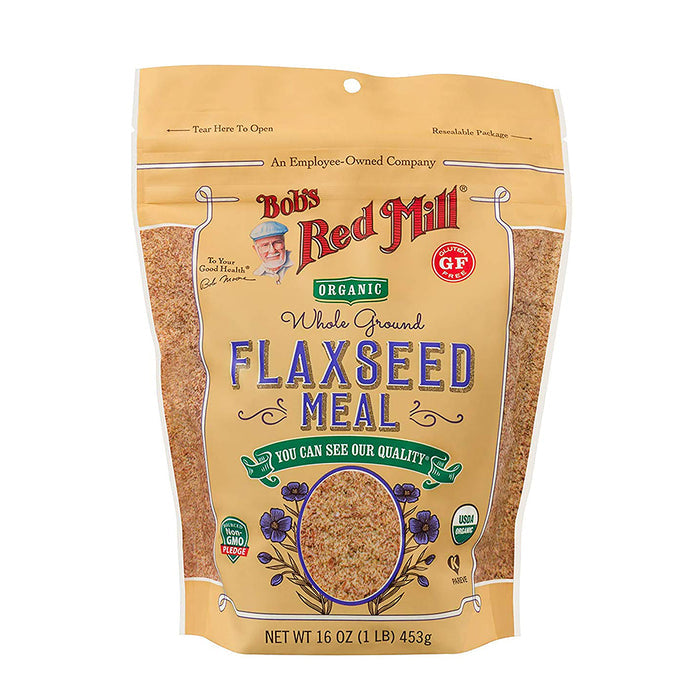 Bob's Red Mill Organic Whole Ground Flaxseed Meal 453g