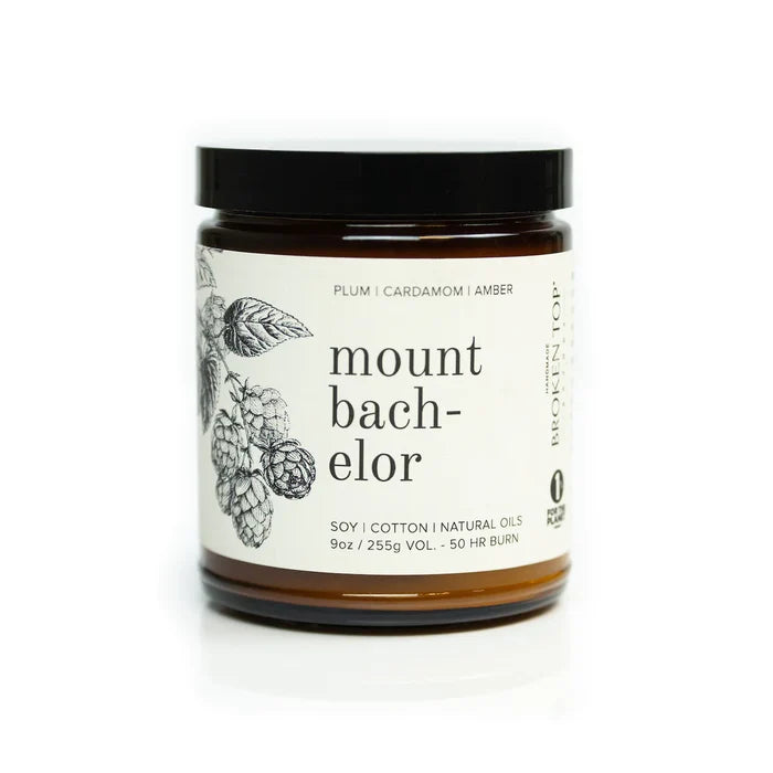 BROKEN TOP Handmade Mount Bachelor Soy Candle - 9oz - 50hrs
