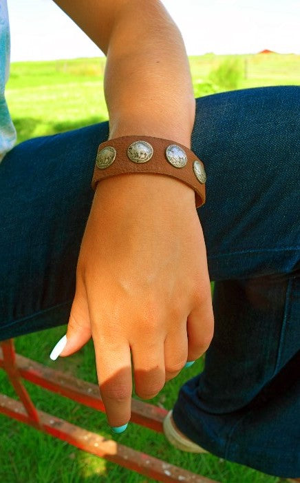 Buffalo Coin Bracelet