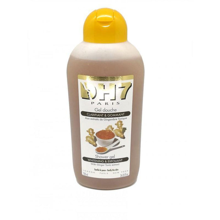 DH7 - Exfoliating Lightening Shower Gel with Tonic Ginger - ShanShar Beauty : The world of beauty.