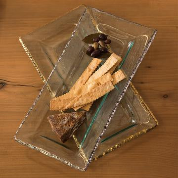 EDGEY RECTANGULAR TRAY-GOLD