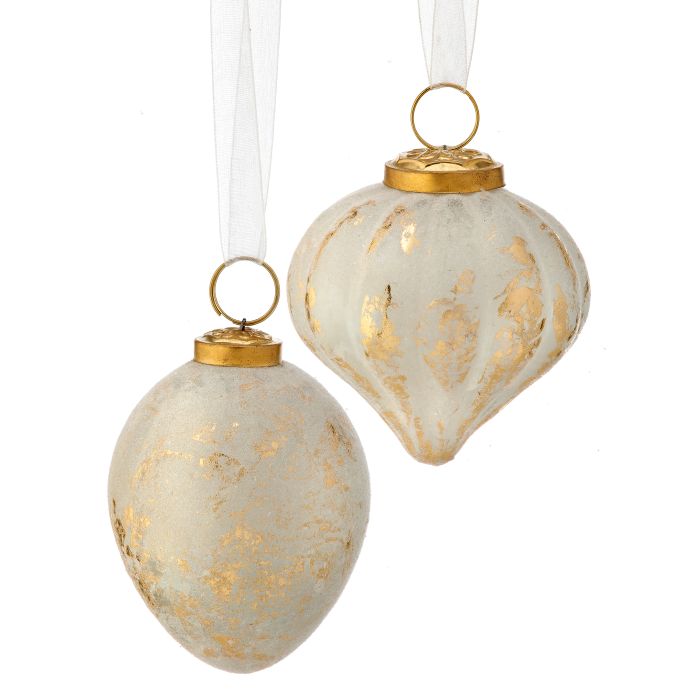 Ivory Gold Ornament