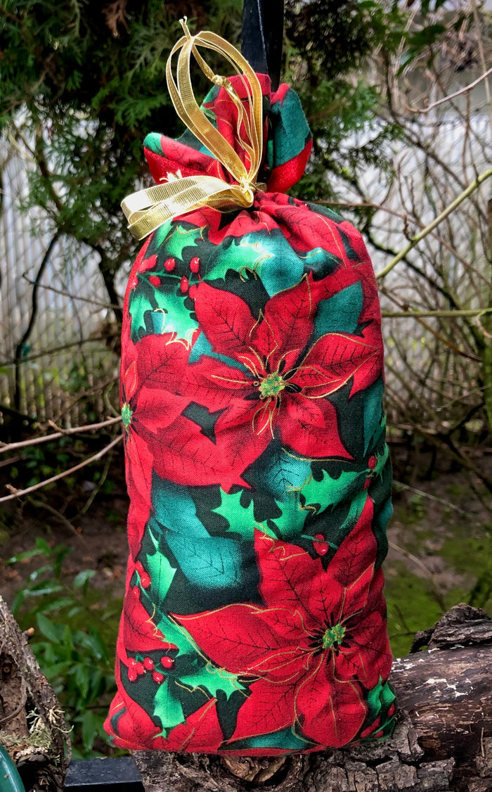 Poinsettias with Red back