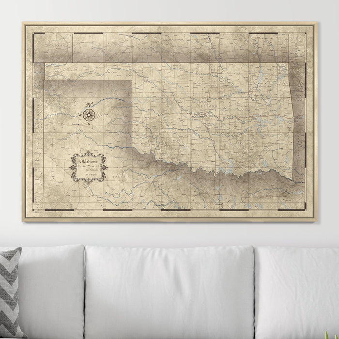 48" x 32" / Standard / Natural Oak