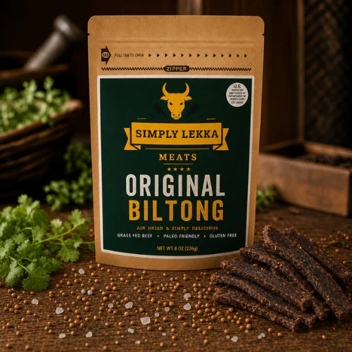 Simply Lekka Meats Original Biltong Slices 85g