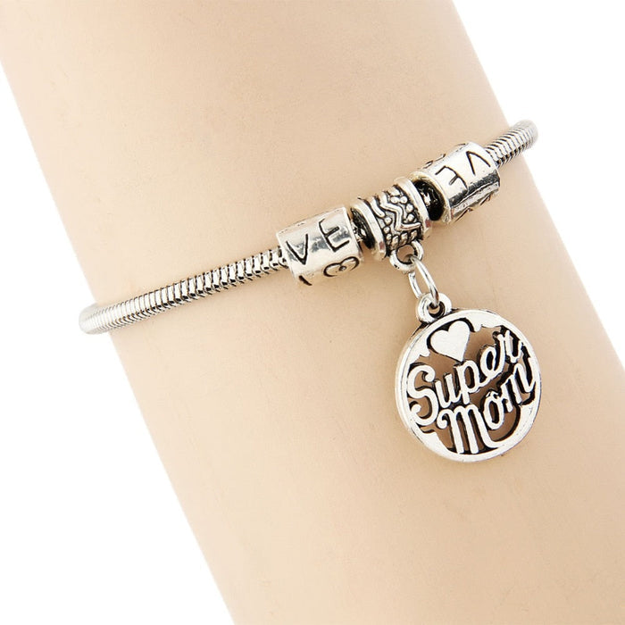 Super Mom Charm Bracelet