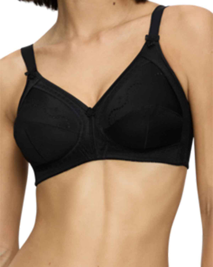 Triumph Doreen Cotton Bra - Black