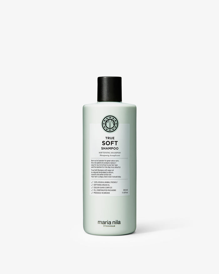 True Soft Shampoo - Maria Nila hair care at Solvi Salon, Boise, Idaho