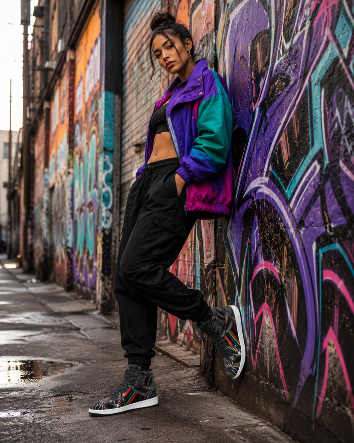 Waveform Unisex High Top Sneakers