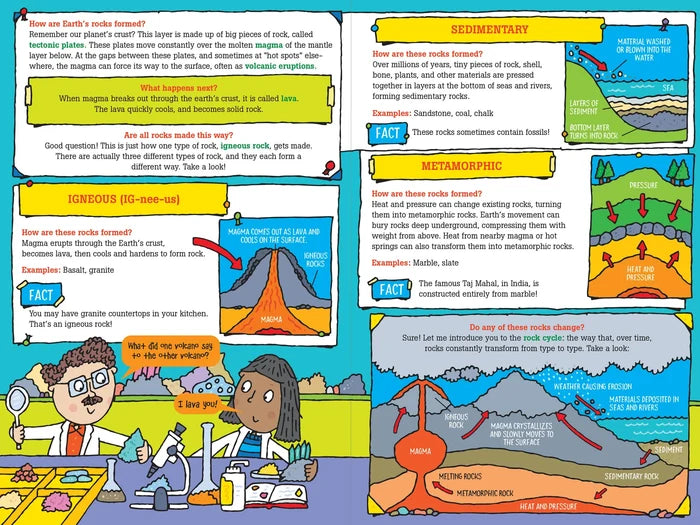 100 Questions About Rocks and Minerals Book