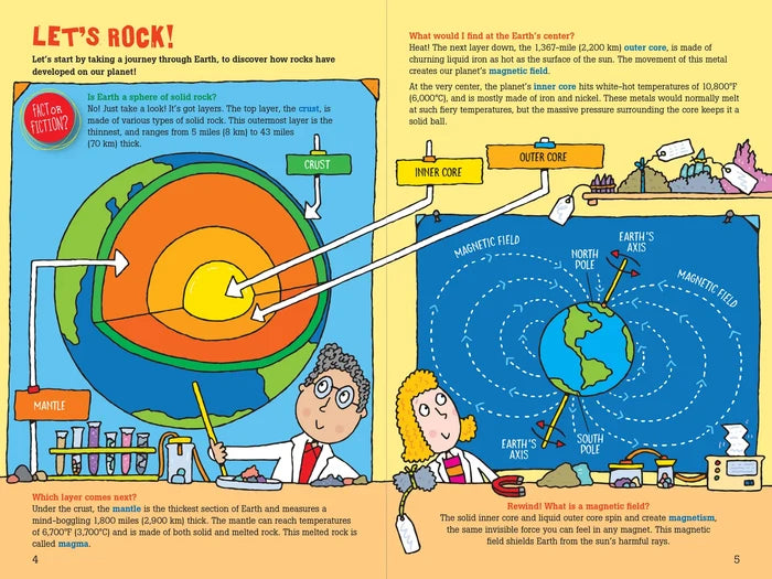 100 Questions About Rocks and Minerals Book