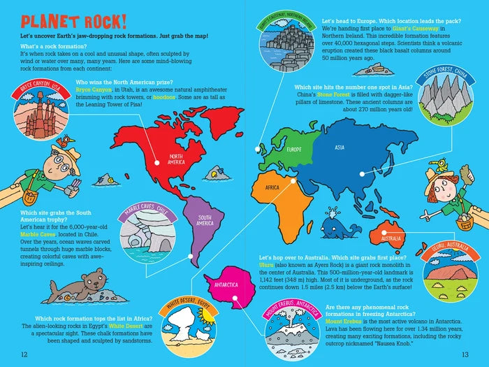 100 Questions About Rocks and Minerals Book