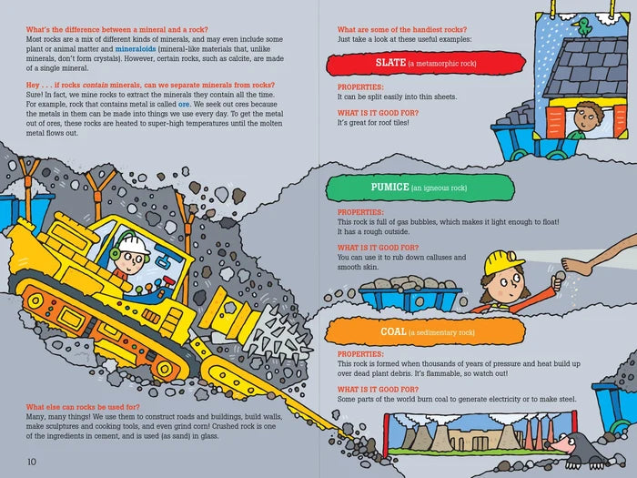 100 Questions About Rocks and Minerals Book