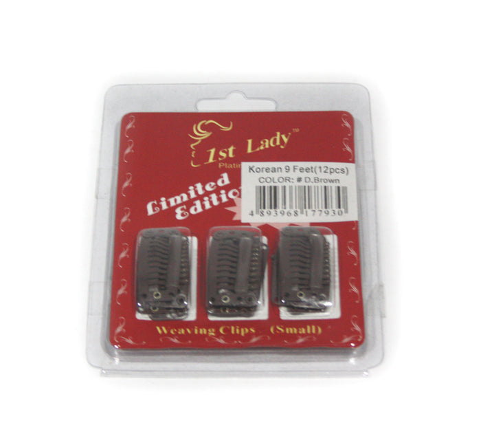 1st Lady 9 Feet Korean Weaving Clips (12pcs) - Elysee Star