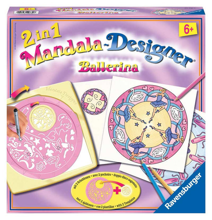 2 in 1 Mandala Ballerina