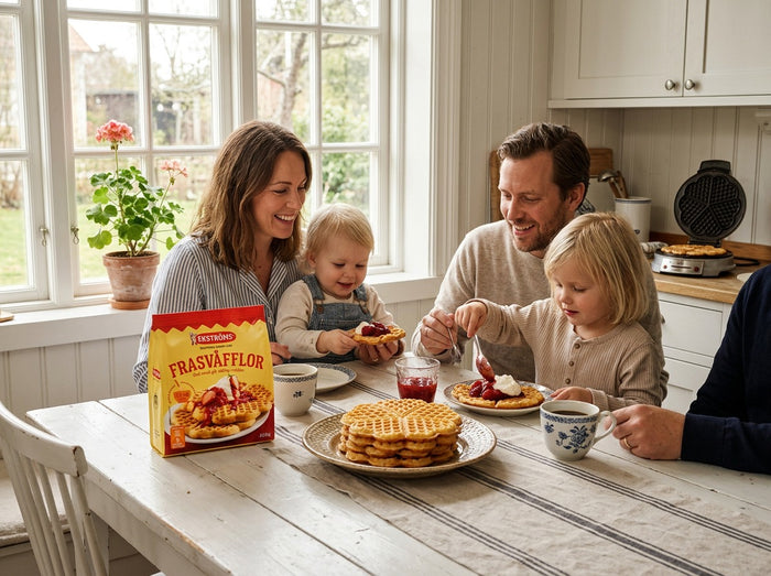 4 x Ekströms Frasvåfflor 420g (14.82 oz) – Authentic Swedish Crispy Waffle Mix