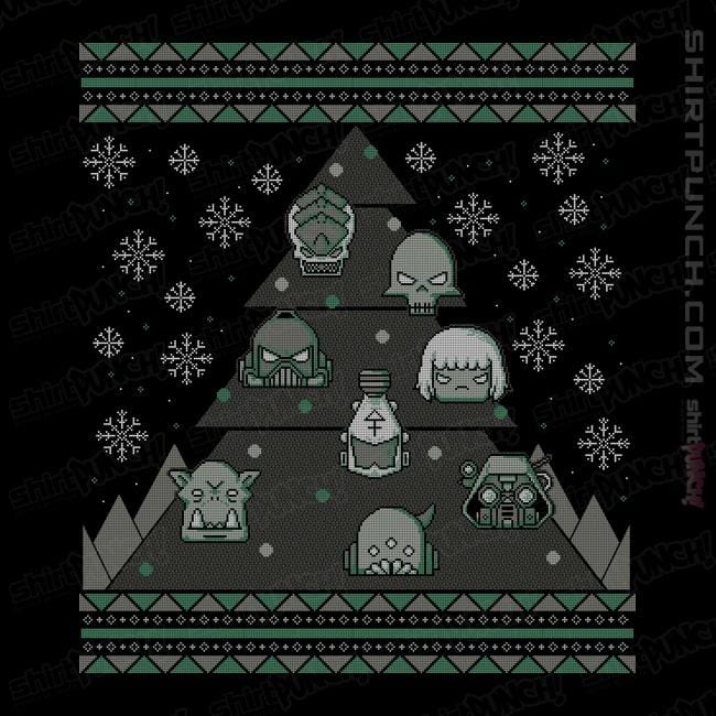 Daily_Deal_Shirts Magnets / 3"x3" / Black 40K Christmas Tree
