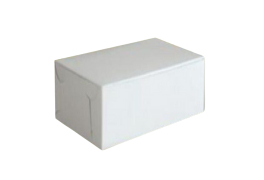 6" x 3.25" x 3” White Cake Box