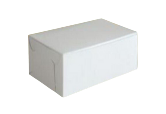 6.5" x 4" x 3" White Cake Box
