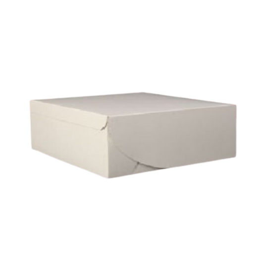 6.5" x 6.5" x 3.5" White Cake Box