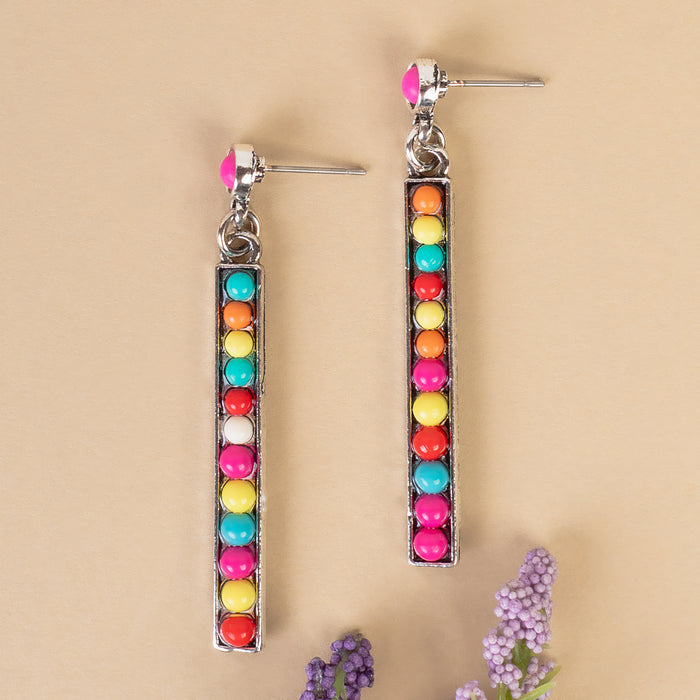 93430 - Squash Blossom Earrings - Multi