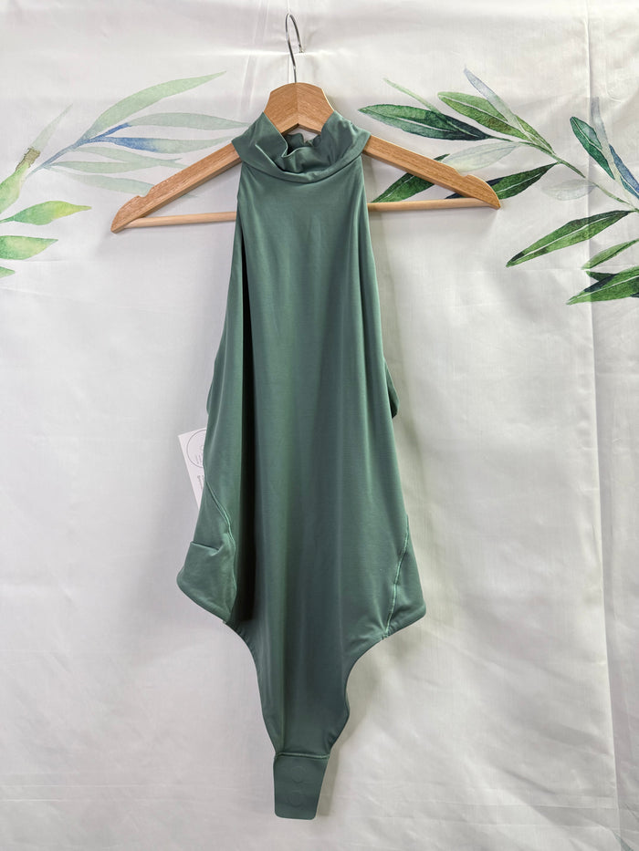 Lululemon Wundermost Mockneck Tank Bodysuit (L)