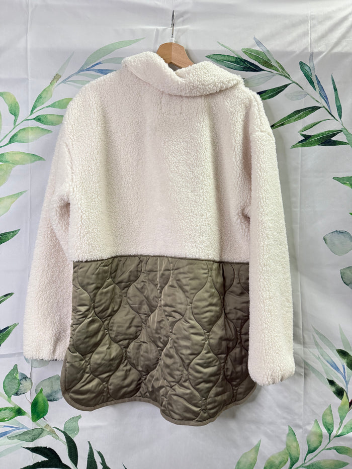 Abercrombie Sherpa Shacket (L)