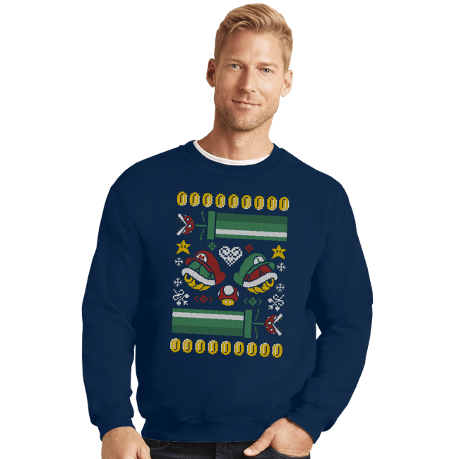 Crewneck Sweater, Unisex / Small / Navy