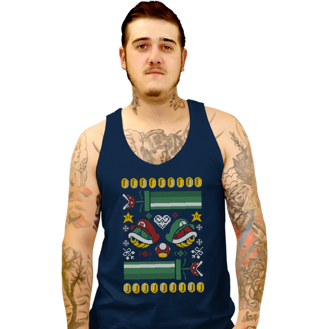 Tank Top, Unisex / Small / Navy