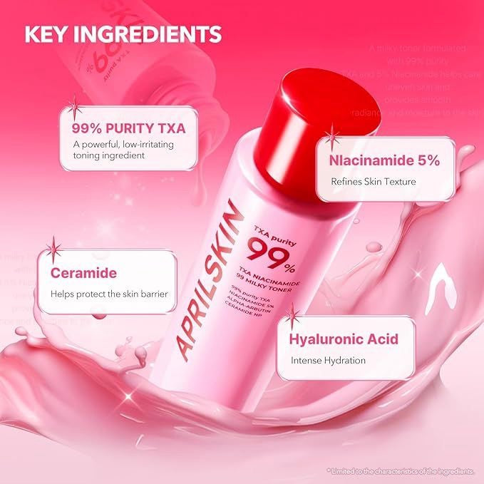 AprilSkin 99% Niacinamide Txa Milky Toner 150ml