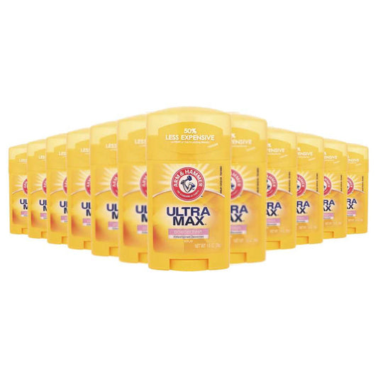 Arm & Hammer  Deodorant UltraMax Powder Fresh, Solid 1 oz - 12 Pack - Travel Size