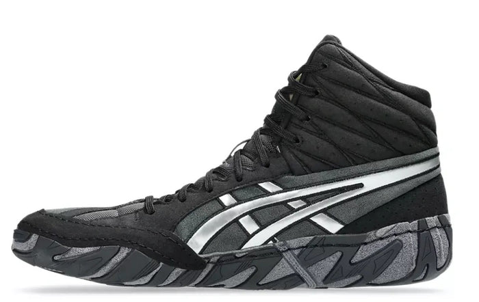 ASICS Shoe Wrestling Aggressor 6 Black/Pure Silver - Takedown Distribution