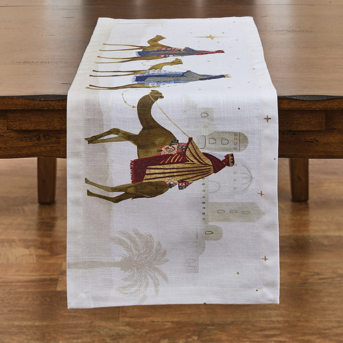 Away In A Manger Table Runner 36"-Lange General Store