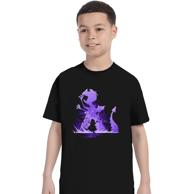 Secret_Shirts T-Shirts, Youth / XS / Black Bad Witch Dragon