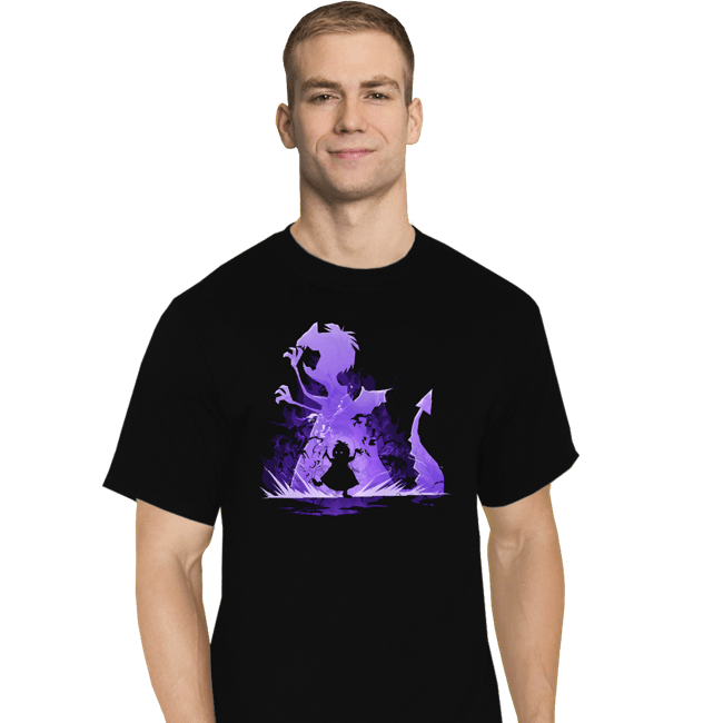 Secret_Shirts T-Shirts, Tall / Large / Black Bad Witch Dragon