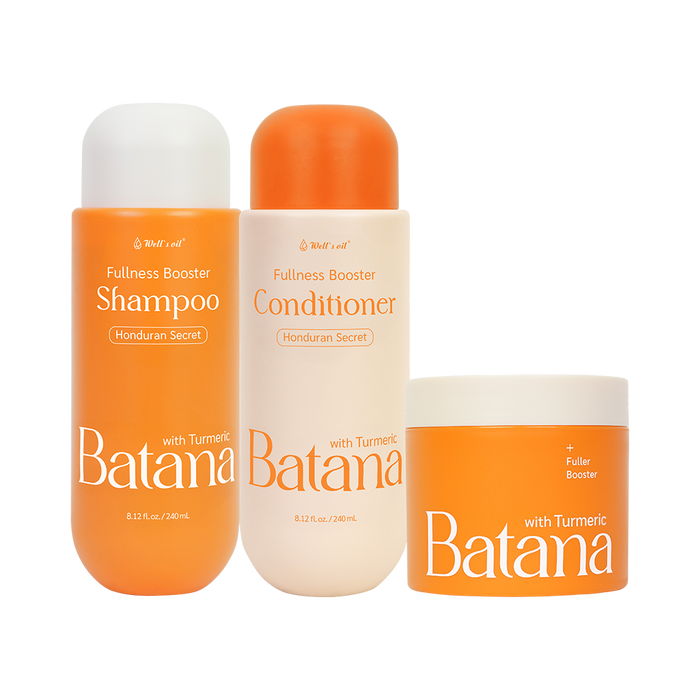 Batana 3-Step Complete Hair Care Set with Turmeric