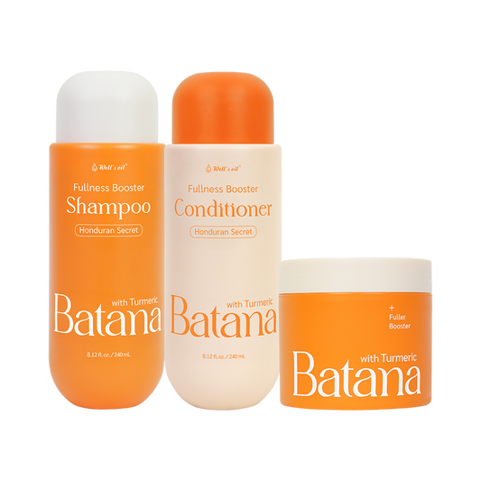 Batana 3-Step Complete Hair Care Set with Turmeric