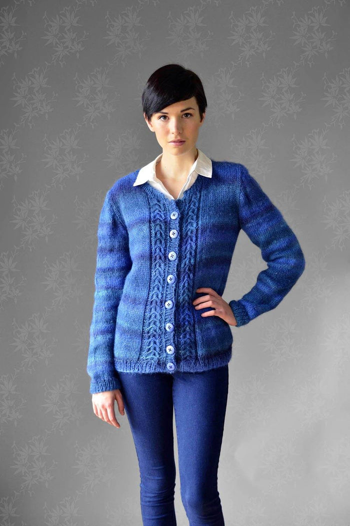 Blue Frame Pattern Universal Yarn