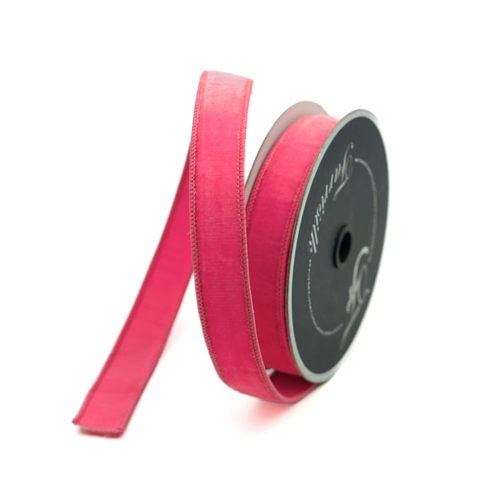 Bubblegum Pink Velvet Ribbon, 1" X 10YD