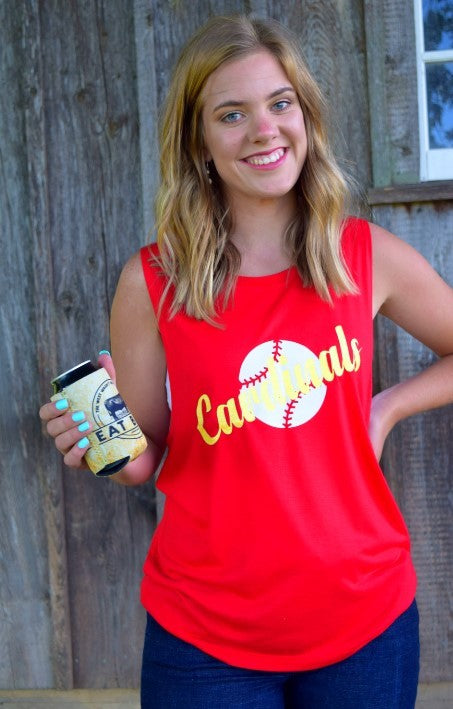 Cardinals Tank Back cut out