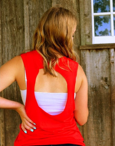 Cardinals Tank Back cut out