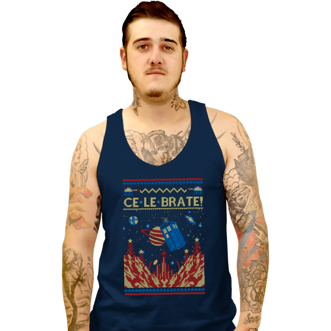 Tank Top, Unisex / Small / Navy