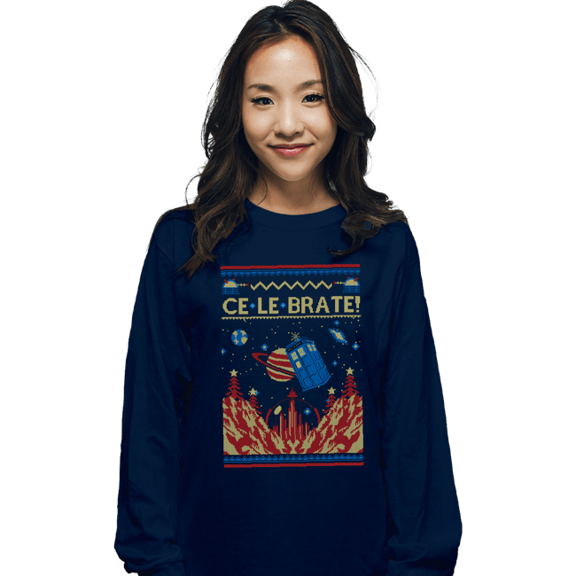 Long Sleeve Shirts, Unisex / Small / Navy